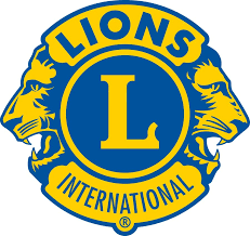Logo des Lions-Club Chemnitz (Großes L mit jeweils einem Löwenkopf nach links und rechts)