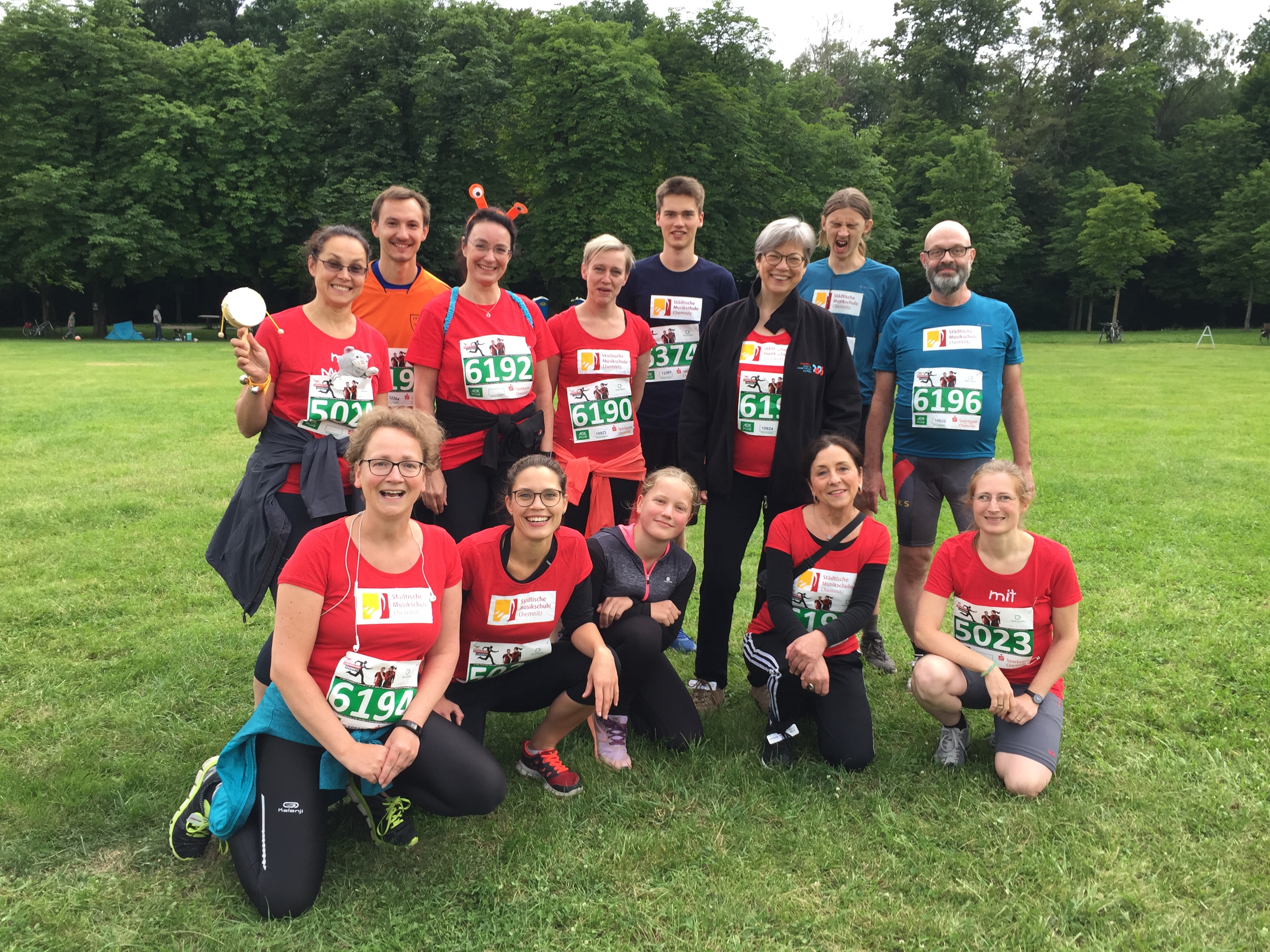 Firmenlauf Team der Städtischen Musikschule 