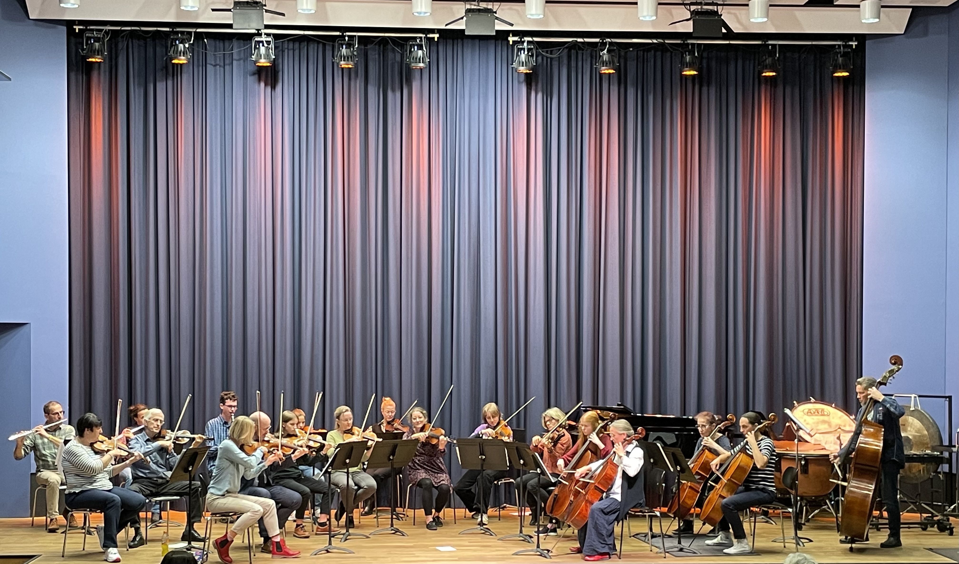 Das Erwachsennorchester musiziert